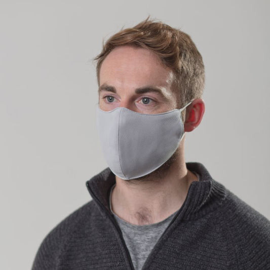 Reusable Grey Cotton/Polyester Mask